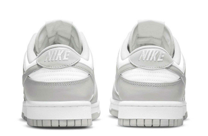 Кроссовки Nike Dunk SB Low Grey Fog DD1391-103 белые, серые, кожаные, фото 2