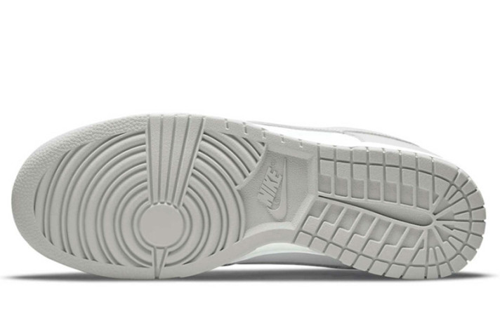 Кроссовки Nike Dunk SB Low Winter Grey Fog  белые, серые, кожаные, фото 3