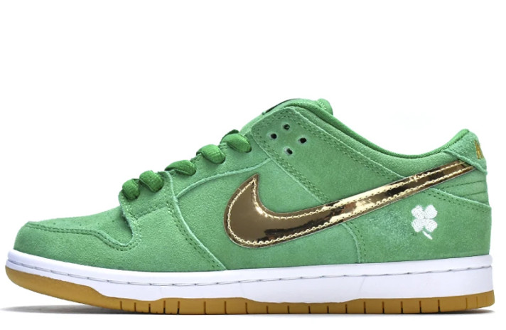 Кроссовки Nike Dunk SB Low St Patrick's Day BQ6817-303 зеленые