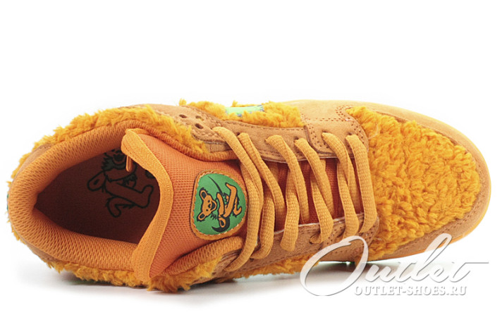 Кроссовки Nike Dunk SB Low Grateful Dead Bears Orange CJ5378-800 оранжевые, фото 3