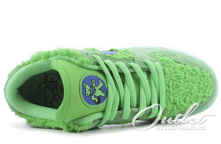 Кроссовки Nike Dunk SB Low Grateful Dead Green Bear CJ5378-300 зеленые, фото 3