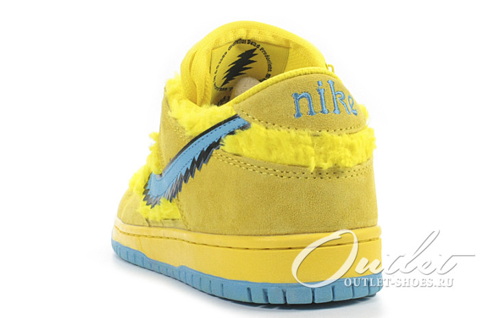 Кроссовки Nike Dunk SB Low Grateful Dead Yellow Bear CJ5378-700 желтые, фото 2