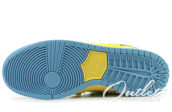 Кроссовки Nike Dunk SB Low Grateful Dead Yellow Bear CJ5378-700 желтые, фото 4