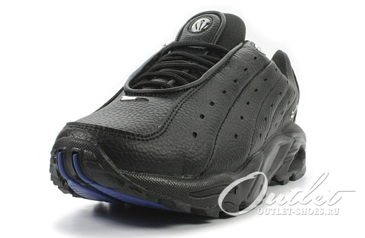 Кроссовки Nike Hot Step Air Terra Drake NOCTA Triple Black DH4692-001 черные, кожаные, фото 1