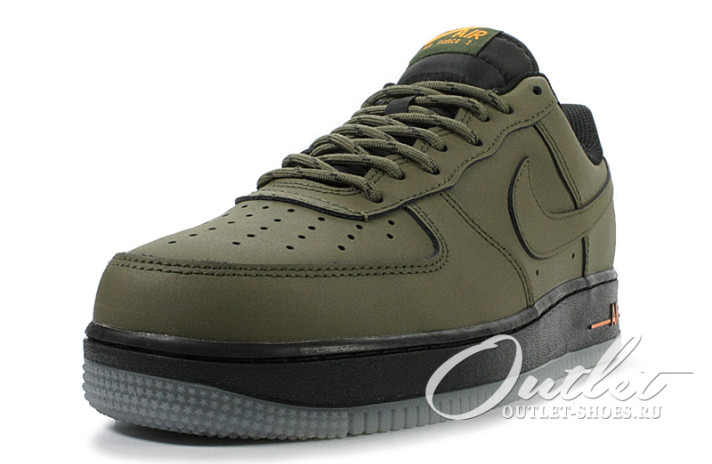 Кроссовки Nike Air Force 1 Low Winter Cargo Green  зеленые, фото 1