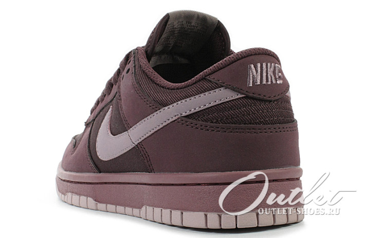 Кроссовки Nike Dunk Low Premium Burgundy Crush FB8895-600 бордовые, фото 2