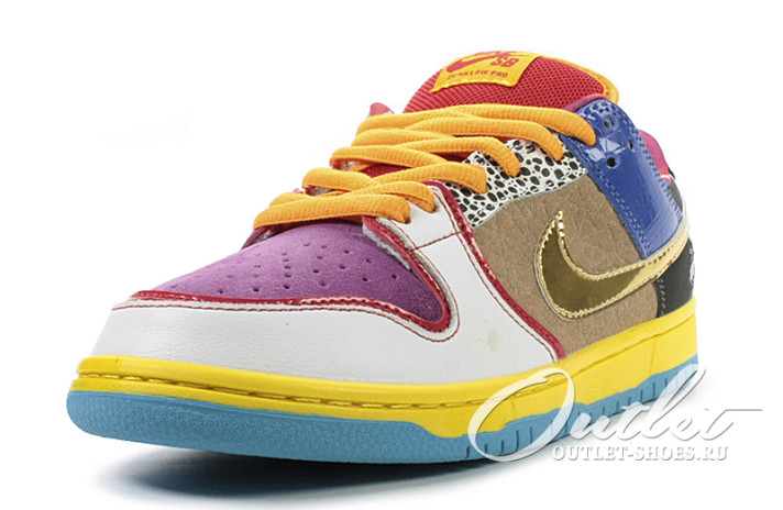 Кроссовки Nike Dunk SB Low Color Stitching  разноцветные, фото 1