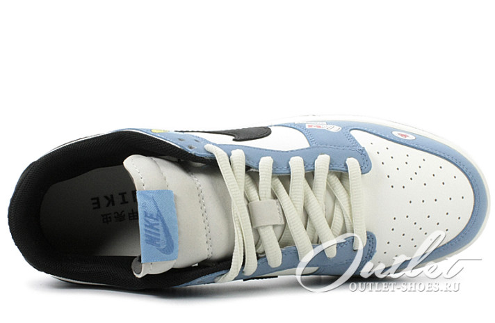 Кроссовки Nike Dunk SB Low Sand Scorcher 506 TG1391-506 белые, синие, фото 3