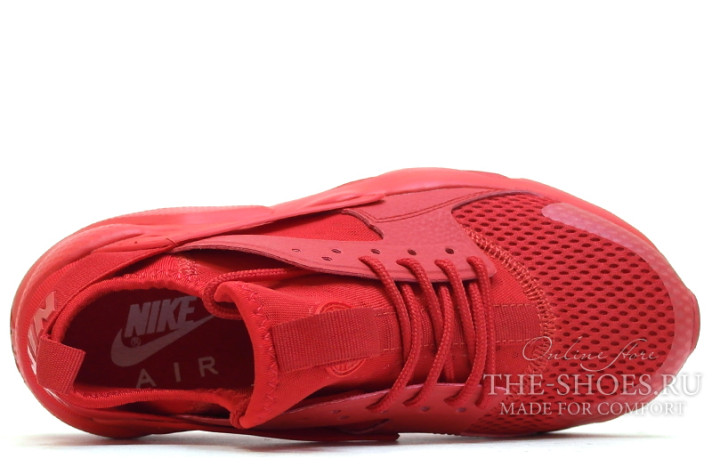 Кроссовки Nike Air Huarache Ultra University Red  красные, фото 3