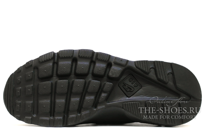 Кроссовки Nike Air Huarache Ultra Black Urban 819685-002 черные, фото 4