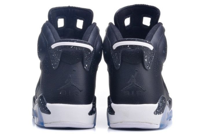 Кроссовки Nike Air Jordan 6 (VI) Black Oreo  черные, фото 5