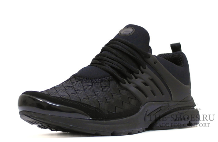 Кроссовки Nike Air Presto SE Woven Black stern 848186-001 черные, фото 1