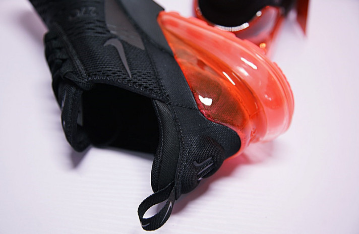 Кроссовки Nike Air Max 270 Black Hot Punch AH8050-010 черные, фото 3