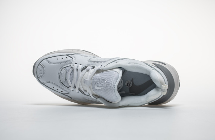 Кроссовки Nike M2K Tekno White Pure Platinum AO3108-100 белые, кожаные, фото 2