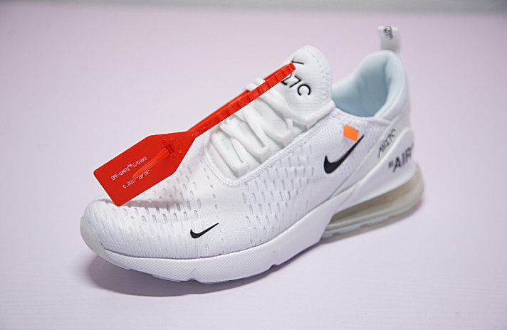 Кроссовки Nike Air Max 270 Off White  белые, фото 1
