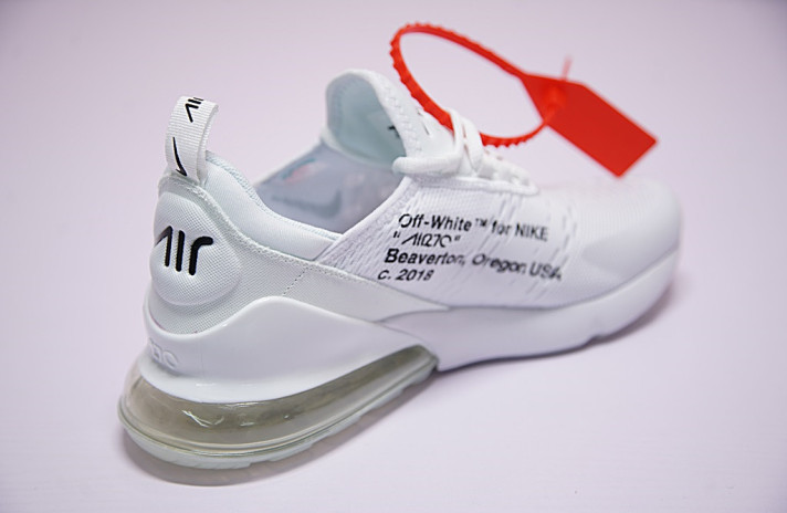 Кроссовки Nike Air Max 270 Off White  белые, фото 2