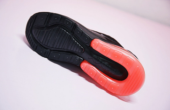 Кроссовки Nike Air Max 270 Black Hot Punch AH8050-010 черные, фото 5