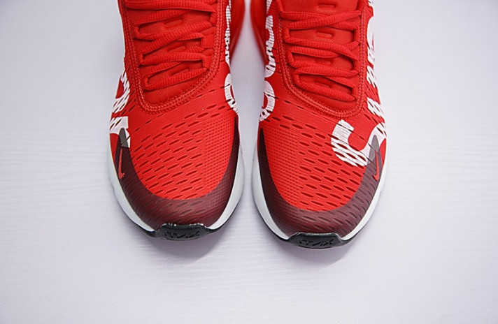 Кроссовки Nike Air Max 270 Supreme Red  красные, фото 4