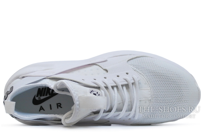 Кроссовки Nike Air Huarache Ultra Pure White 819685-101 белые, фото 3
