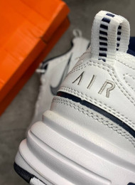 Кроссовки Nike Air Monarch 4 (IV) White Blue живое фото 4