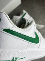 Кроссовки Nike Air Force 1 Low White Green живое фото 4