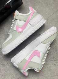 Кроссовки Nike Air Force 1 Shadow Photon Dust Pink Foam живое фото 1