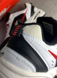 Кроссовки Nike Air Monarch 4 (IV) White Black Red живое фото 4