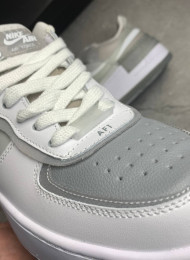 Кроссовки Nike Air Force 1 Shadow White Grey живое фото 3