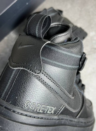 Кроссовки Nike Air Force 1 High Boot Gore-Tex Black живое фото 4