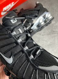 Кроссовки Nike Shox TL Black Grey живое фото 3