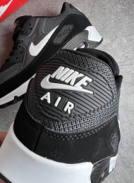 Кроссовки Nike Air Max 90 Dark Grey Black White живое фото 4