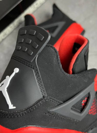 Кроссовки Nike Air Jordan 4 (IV) Red Thunder живое фото 4