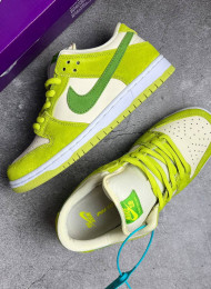 Кроссовки Nike Dunk SB Low Green Apple живое фото 2