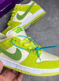 Кроссовки Nike Dunk SB Low Green Apple живое фото 3