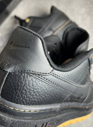Кроссовки Nike Air Force 1 Low Luxe Black Bucktan Gum живое фото 4
