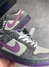 Кроссовки Nike Dunk SB Low Purple Pigeon Grey живое фото 3